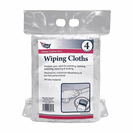 PAINT USA WIPING CLOTH WHITE 4LB 6414BL0510DUSA